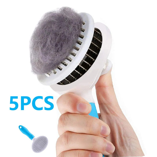 Cat Brush, Self Cleaning Slicker Brushes for Short or Long Haired Dogs, Cats Pet Grooming and Shedding Brush