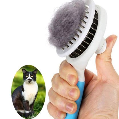 Cat Brush, Self Cleaning Slicker Brushes for Short or Long Haired Dogs, Cats Pet Grooming and Shedding Brush