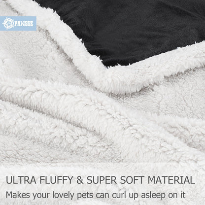 Dog Blankets for Small Dogs, Soft Puppy Blanket, Pet Blankets for Cats, Lightweight & Washable, Perfect for Dog Beds, Car Seats, Creat, 30X40 Inches