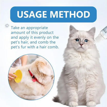 Steamed dog brush with essential oil Electric Spray Cat Hair Brush 3 in1 Dog Steamer Brush for Massage Pet Grooming Removing