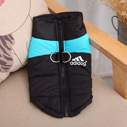 Waterproof dog Clothing Pet Coat Winter thermal vest Thickened zipper jacket Dog clothing for small to medium sized dogs