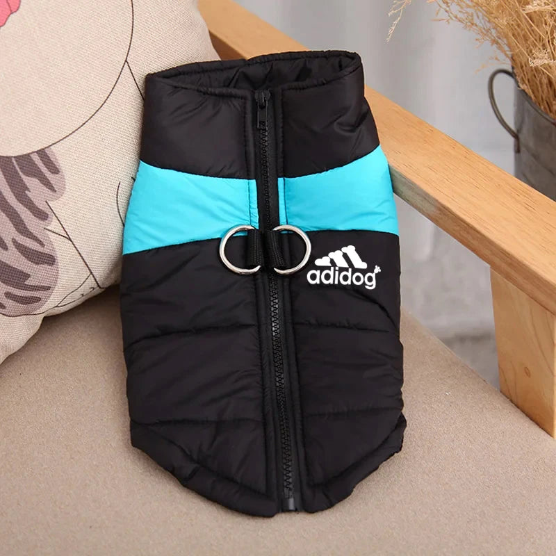 Waterproof dog Clothing Pet Coat Winter thermal vest Thickened zipper jacket Dog clothing for small to medium sized dogs