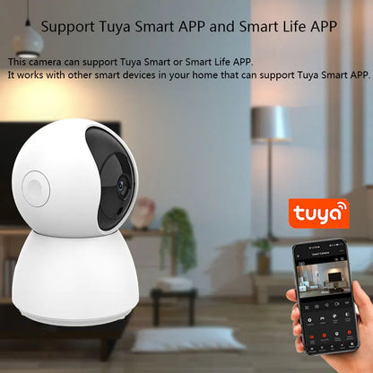 1080P Tuya Smart Mini WiFi IP Camera Indoor Wireless Surveillance Auto Tracking Of Human Home Security CCTV Baby Pet Monitor