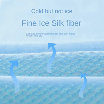 50x50cmSummer Pet Ice Cushion Cat Tunnel Toy Closed Cat Nest Dog Nest Heat Relieving Comfortable Soft and Breathable Mat Pet Bed