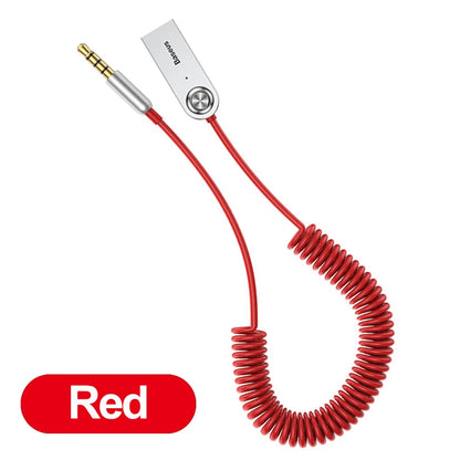 Baseus Aux Bluetooth Adapter Dongle Cable For Car 3.5mm Jack Aux Bluetooth 5.0 4.2 4.0 Receiver Speaker Audio Music Receiver