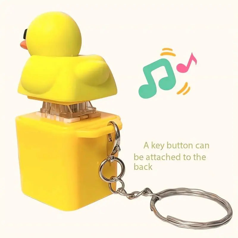 Duck Keyboard Keycaps Quacky Duck Fidget Toy Sensory Toys Stress Reliever Keycaps That Quack Key Board Clicker For Women Men