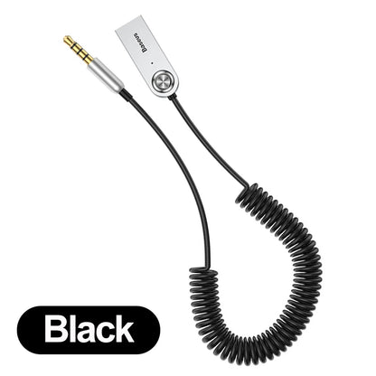 Baseus Aux Bluetooth Adapter Dongle Cable For Car 3.5mm Jack Aux Bluetooth 5.0 4.2 4.0 Receiver Speaker Audio Music Receiver