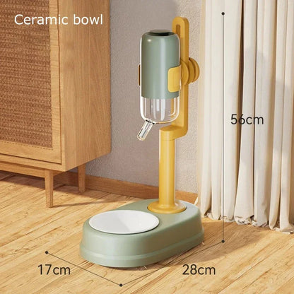 Pet Feeding & Watering Bowls Automatic Feeders Dog Bowl Water Dispenser No-Drip Easy-Clean Automatic Feeder Pet Feeding Bowl