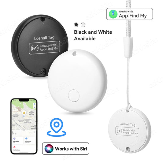 Security Bluetooth GPS Tag Based on Apple Find My app Anti-lose Tracker Sound Locating Message Reminder Alarm Device Key Finder