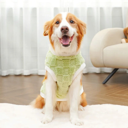 Big Dogs Clothes Winter Warm Sweater S-6XL Size Pet Clothing Golden Retriever Dog Coats Sweatshirt Pets Puppy Pullover Vest