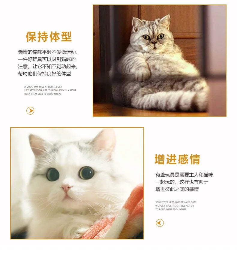 Wear-resistant Cat Play Tunnel Foldable Pet Animal Tunnels with Crinkle Playing Toy for Cats Guinea Pig Rabbits