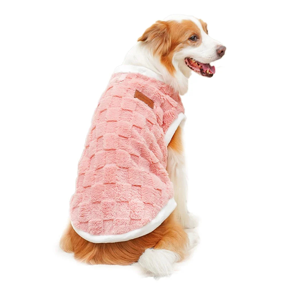 Big Dogs Clothes Winter Warm Sweater S-6XL Size Pet Clothing Golden Retriever Dog Coats Sweatshirt Pets Puppy Pullover Vest