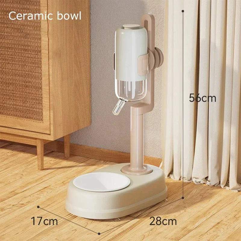 Pet Feeding & Watering Bowls Automatic Feeders Dog Bowl Water Dispenser No-Drip Easy-Clean Automatic Feeder Pet Feeding Bowl