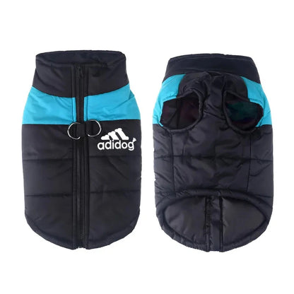 Waterproof dog Clothing Pet Coat Winter thermal vest Thickened zipper jacket Dog clothing for small to medium sized dogs