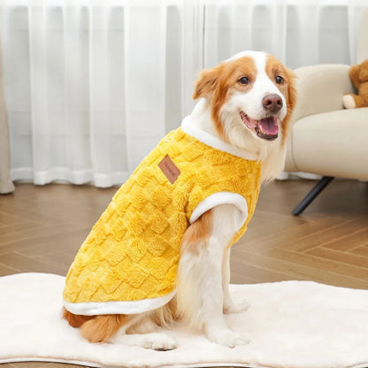 Big Dogs Clothes Winter Warm Sweater S-6XL Size Pet Clothing Golden Retriever Dog Coats Sweatshirt Pets Puppy Pullover Vest