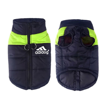 Waterproof dog Clothing Pet Coat Winter thermal vest Thickened zipper jacket Dog clothing for small to medium sized dogs